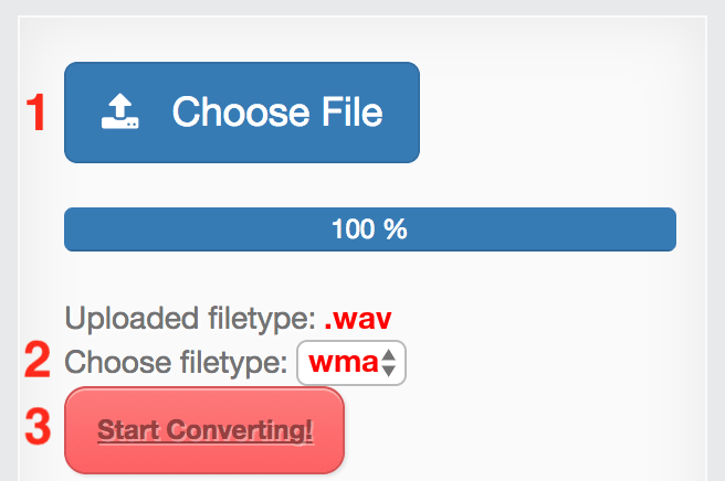 How to convert WAV files online to WMA